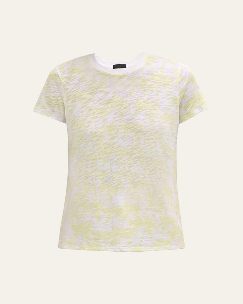 Schoolboy Palm-Print Short-Sleeve Crewneck T-Shirt